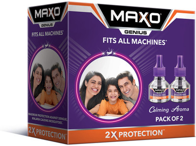 Maxo Genius Mosquito Vaporiser Refill(2 x 45 ml)