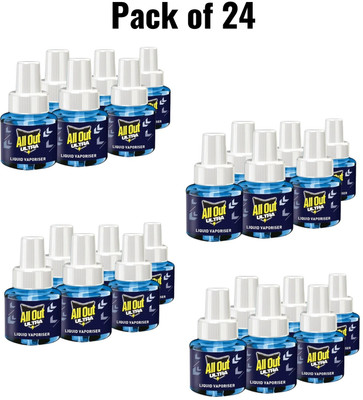 All Out Ultra Mosquito Vaporiser Refill-24pc Mosquito Vaporiser Refill(24 x 45 ml)