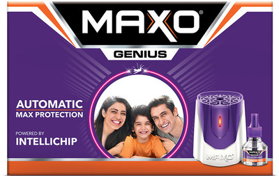 Maxo Genius Machine + Refill Mosquito Vaporiser Refill(45 ml)
