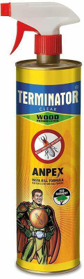 Terminator Eco-Friendly Wood Preservative For Termite & Borer Control - 500 ml Spray Mosquito Vaporiser(1 Unit 1 Refill)