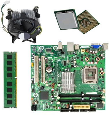 DS Refurbish G31 Motherboard,Dual core Processor,2GB Ram LGA 775 Motherboard(G31 Audio Video LAN Micro ATX Motherboard)