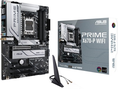 ASUS PRIME X670 P WIFI CSM Motherboard(Black)