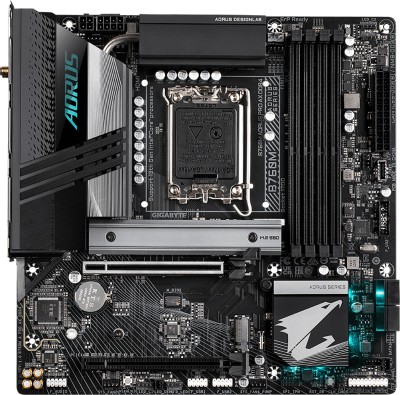 GIGABYTE B760M AORUS PRO AX DDR4 Intel® B760 Express Chipset Motherboard(Black)