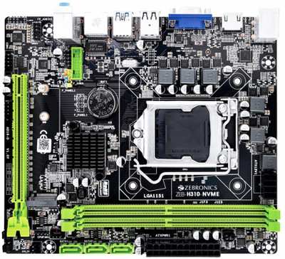 ZEBRONICS ZEB-H310-NVMe Motherboard(Black)