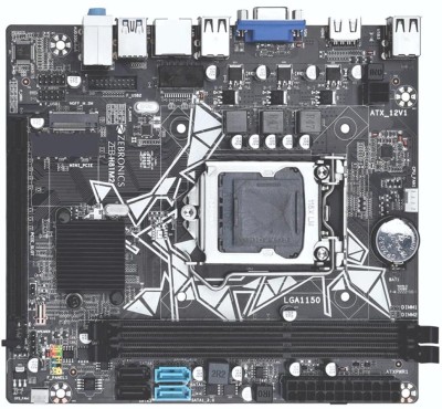 ZEBRONICS ZEB-H81M2 with PCIE M.2 / NVMe Slot (LGA 1150 Socket) Motherboard(Black)
