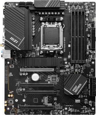 MSI PRO B650-P WiFi AMD AM5, ATX, DDR5, PCIe 4.0, M.2, SATA 6Gb/s, USB 3.2 Motherboard(Black)