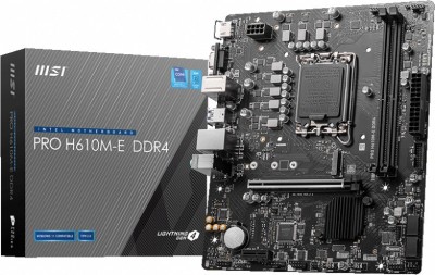 MSI PRO H610M-E DDR4 Motherboard(Black)