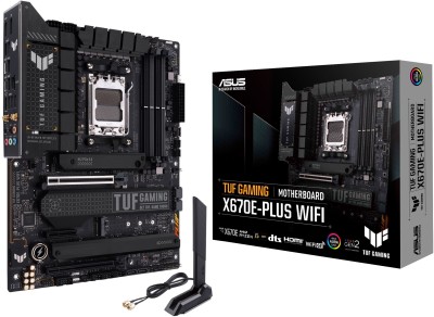 ASUS TUF GAMING X670E PLUS WIFI Motherboard(Black)