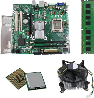 DS Refurbish G31 Motherboard,Dual core Processor,2GB Ram LGA 775 G31 Audio Video LAN Motherboard(Micro ATX Motherboard)