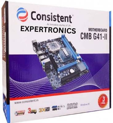 EXPERTRONICS Consistent CMB G41-II DDR2 (3 Year Warranty) Motherboard