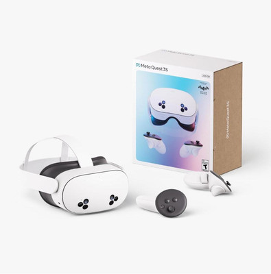 META QUEST 3S 256GB Console Online Gaming Mixed Reality Headset - All-in-One  Motion Controller(White, For PC, PS4, Xbox)
