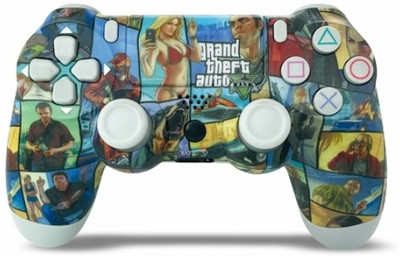 HG WORLD Playstation Dualshock 4 Joystick Wireless for PS4 Gamepad Motion Controller  Motion Controller(GTA V Edition, For PS4, PC)
