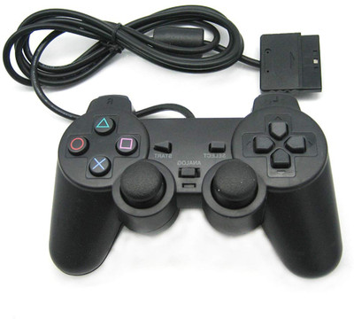 tsw PS2 Wired Controller Dualshock 2 For Playstation 2  Motion Controller(Black, For PS2)