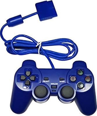 HG WORLD Playstation Dualshock2 Analog Joystick|Joypad Vibration Function Wired VideoGame  Motion Controller(Blue, Gaming Accessories, Remote Control, Compatible With PS1, For Sony PlayStation, For PS2)