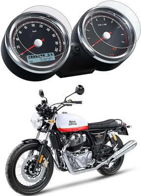 road religion 9H+ Hardness Speedometer Screen Protector/Scratch Guard Interceptor 650/GT650 Motorcycle Fork Cover(Black)