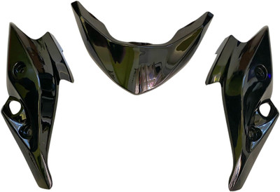 road religion Visor/ Front Fairing for FZ-S | FZ16 | FZ V1 (Black) Motorcycle Fork Cover(Black)