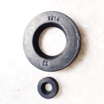 road religion 2T Oil Pump Oil Seal Compatible with Yamaha RX100/ RXG135 Motorcycle Fork Cover(Black)