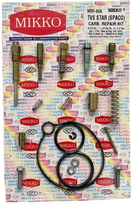road religion Carburetor Repair Kit Compatible With TVS Star- Superior Craftsmanship Motorcycle Fork Cover(Gold)