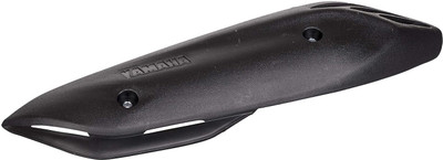 Road Relligion Silencer Plate/Guard Compatible with Fascino/Ray old model Motorcycle Fork Cover(Black)