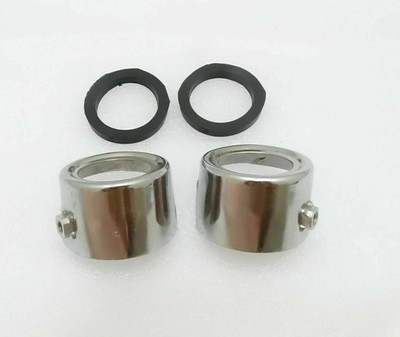 MJAuto Kan Ring Lower Number Plate Bracket Headlight Kan Set Stay Lower Ring Set Motorcycle Fork Cover(Steel)