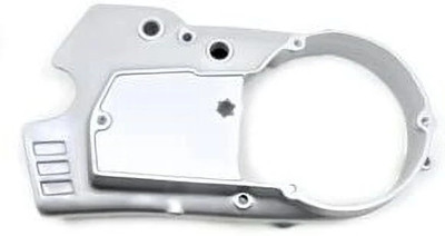 RoadRelgion Crank Case/Clutch Box Kit Compatible with Yamaha RX100/ RX135/ RXG135 Motorcycle Fork Cover(Silver)