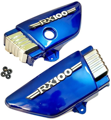 road religion Complete Kit Blue Side Panel Monogram and 'L' Monogram for RX100 Blue Color Bike Fairing Kit