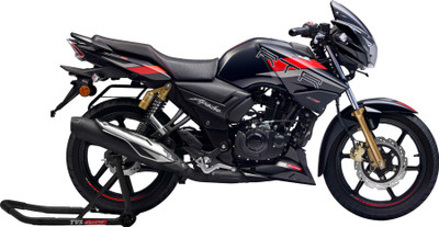 TVS Apache RTR 180 (RM Disc BT) Booking for Ex-Showroom Price(Gloss Black)