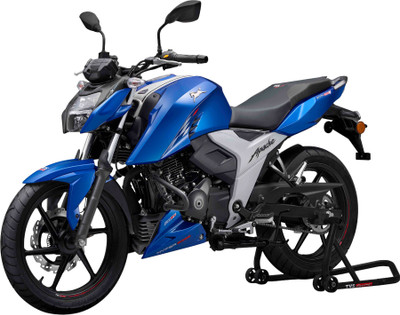 TVS Apache RTR 160 4V (RM Drum) Booking for Ex-Showroom Price(Metallic Blue)
