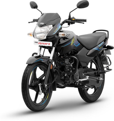 TVS Sport (ES+) Booking for Ex-Showroom Price(Black Neon)