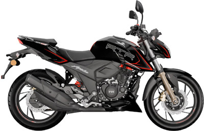 TVS Apache RTR 200 4V (RM Dual Channel ABS) Booking for Ex-Showroom Price(Gloss Black)