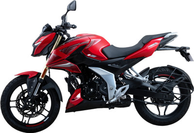 BAJAJ Pulsar N160 Twin Disc Dual Channel Single Seat Booking for Ex-Showroom Price(RACING RED)