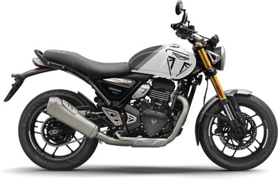 Triumph Speed 400 MY25 Booking for Ex-Showroom Price(Pearl Metallic White/Pewter Grey)