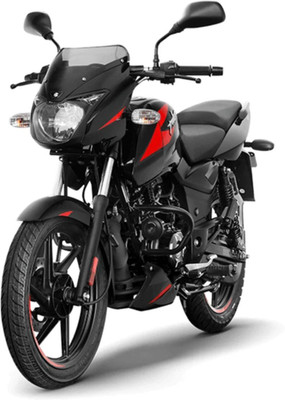 BAJAJ Pulsar 125 CARBON FIBRE SPLIT SEAT UG Booking for Ex-Showroom Price(Ebony Black & Red Decals)
