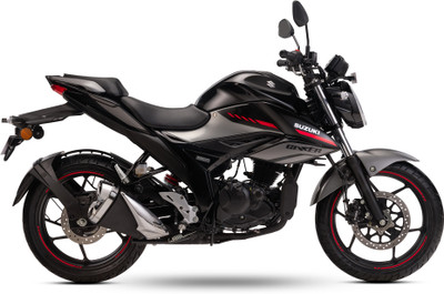 SUZUKI GIXXER Booking for Ex-Showroom Price(Glass Sparkle Black/Met Oort Gray)