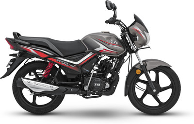 TVS StaR city+ (Dual Tone Disc) Booking for Ex-Showroom Price(Grey Black)