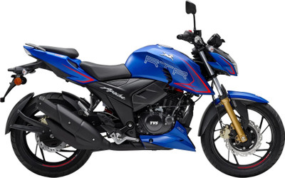 TVS Apache RTR 200 4V (RM Dual Channel ABS) Booking for Ex-Showroom Price(Matte Blue)