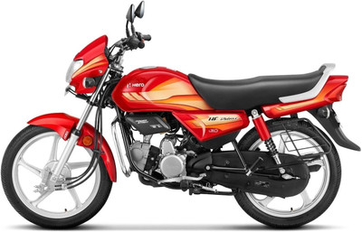 Hero HF Deluxe Non i3S-Self Booking for Ex-Showroom Price(Candy Blazing Red)