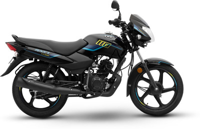 TVS SPORT Self Start (ES Plus) - Alloy Wheels Booking for Ex-Showroom Price(Black Neon)