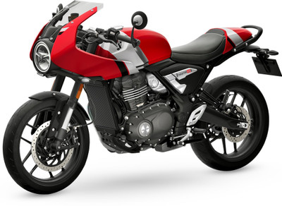 Triumph Thruxton 400 Booking for Ex-Showroom Price(Lava Red Gloss/Aluminium Silver)
