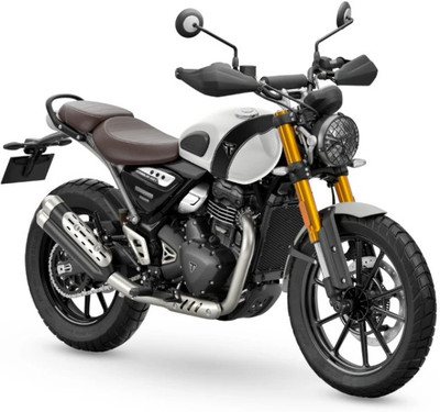 Triumph Scrambler 400 X Booking for Ex-Showroom Price(Pearl Metallic White/Phantom Black)
