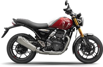 Triumph Speed 400 MY25 Booking for Ex-Showroom Price(Racing Red/Pearl Metallic White)