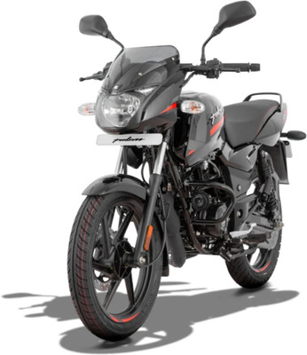 BAJAJ Pulsar 125 NEON DISC SINGLE SEAT Booking for Ex-Showroom Price(Ebony Black Solar Red Decals)