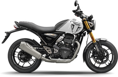 Triumph Speed 400 MY25 Booking for Ex-Showroom Price(Pearl Metallic White/Pewter Grey)