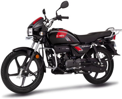 Hero Splendor+ XTEC Booking for Ex-Showroom Price(BLACK RED)
