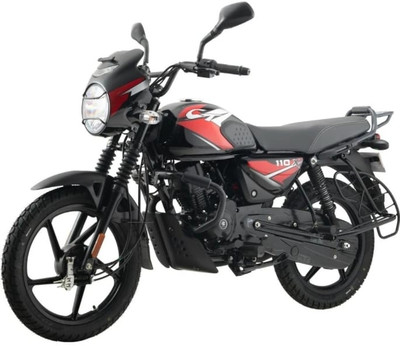 BAJAJ Bajaj_CT 110X Booking for Ex-Showroom Price(Ebony Blue Red Decal)