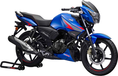 TVS APACHE RTR 160 2V RM Disc BT Booking for Ex-Showroom Price(Matte Blue)
