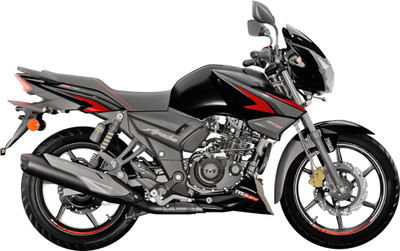 TVS Apache RTR 160 (RM Drum) Booking for Ex-Showroom Price(Gloss Black)