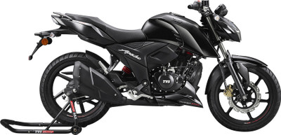 TVS Apache RTR 160 4V (RM Drum Black Edition) Booking for Ex-Showroom Price(Glossy Black)