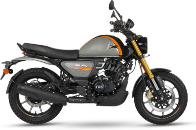 TVS Ronin Mid Booking for Ex-Showroom Price(Charcoal Ember)