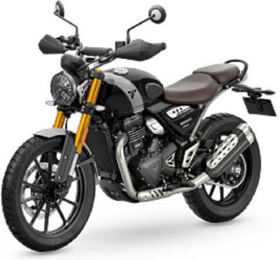 Triumph Scrambler 400 X Booking for Ex-Showroom Price(Phantom Black/Silver Ice)